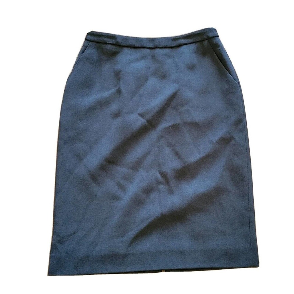 Jones New York Skirt Womens Size 2 Petite Olive Green Wool Pencil Career Office